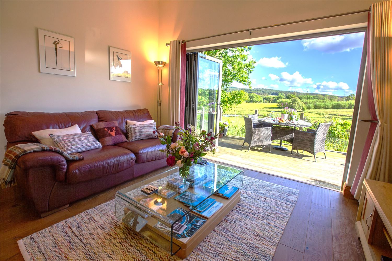 interior of Woodside looking out